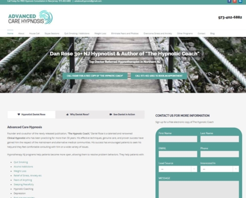 Advanced Care Hypnosis Website Design